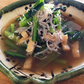 macbee's cooksnap of when they made 簡単ちりめんじゃこと小松菜の煮浸し.