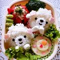 vivian☆'s cooksnap of when they made キャラ弁☆プードルちゃん♪.