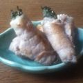 ponkob's cooksnap of when they made 豚肉の梅しそ巻き♡.