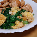 cafe-cafe's cooksnap of when they made ほうれん草と卵の炒め物☆.