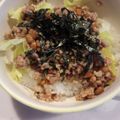 つーきっちゃん☆'s cooksnap of when they made 調味料は２つだけ＊簡単納豆そぼろ丼.