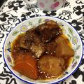 hanaxoxox's cooksnap of when they made スペアリブの赤ワイン煮込み.