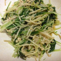 parupisa's cooksnap of when they made 水菜とえのきの簡単おひたし.