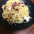 なっちズム's cooksnap of when they made タコとしめじのガーリックパスタ.