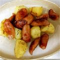 migko's cooksnap of when they made 簡単！ソーセージとじゃがいもの炒めもの.