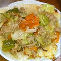 yuiyui0405's cooksnap of when they made 簡単☆たっぷり野菜のあんかけおこげ風.