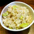 じょんlove's cooksnap of when they made そら豆とじゃこの炊き込みご飯.