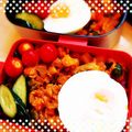 イクエもん's cooksnap of when they made 男子ウケする！ツナと野菜の和風カレー弁当.