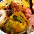 ぶ〜こ♡'s cooksnap of when they made お弁当に茶きん絞り③黒蜜かぼちゃ.