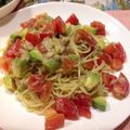 ょちょちょちこ's cooksnap of when they made アボカドとトマトの冷製パスタ.