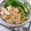 hozunyam's cooksnap of when they made 焼き野菜と薄焼きささみのてりやき丼.