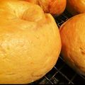 qwt's cooksnap of when they made 冷めてもモチモチ☆キャロットベーグル.