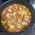 コズエかあちゃん's cooksnap of when they made 【簡単】鶏肉とじゃがいものトマト煮.