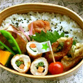 mimo14's cooksnap of when they made 簡単☆お弁当にちくわの梅青じそ天ぷら.