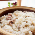 あっぷるカモミール's cooksnap of when they made そらまめと豚肉の炊きこみごはん.