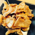 ミユキンソン's cooksnap of when they made ビールがすすむよ～　『鶏皮カリカリ揚げ』.