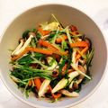 りちゃこママ's cooksnap of when they made 【簡単！】水菜とにんじんのウェイバー炒め.