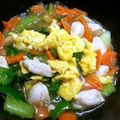 ナオゾウ☆'s cooksnap of when they made 鶏肉とチンゲン菜の八宝菜風丼.