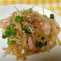 とにーにょ's cooksnap of when they made もやしとカイワレ菜のごまポン和え.