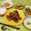 ❀あおい❀'s cooksnap of when they made ピーマンの肉詰め.