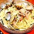 chaichaico's cooksnap of when they made あさりと、ベーコンのスープスパ.
