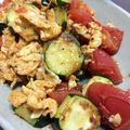 モキハナコ's cooksnap of when they made トマトズッキーニ玉子炒め.