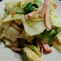 RikA96's cooksnap of when they made 白菜とハムのはちみつ味噌おかか和え.