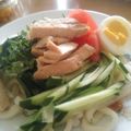 くるるん♡'s cooksnap of when they made あるもので簡単サラダうどん☆.
