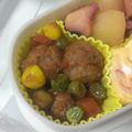 tamago大好き's cooksnap of when they made お弁当に♪簡単リメイクミートボール.