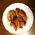 Yazza's cooksnap of when they made 鶏胸肉の黒酢蒸し焼き.