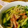 ローさん's cooksnap of when they made シャッキリ、きゅうりとかにかまのサラダ.
