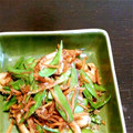 ゆずゴーヤ's cooksnap of when they made さやえんどうとにんじんとちくわの甘辛炒め.