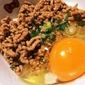 倖田☆きぬ's cooksnap of when they made 簡単！STKG☆ひき肉そぼろ卵かけ飯.