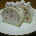 みぃﾈｺ's cooksnap of when they made さっぱりしゅわっ☆白いロールケーキ.