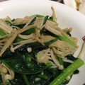料理初心者うめこ's cooksnap of when they made ほうれん草とえのきの麺つゆバター.