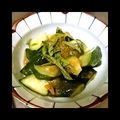 kdama's cooksnap of when they made 胡瓜のたたき梅肉和え.