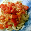 munyan_a's cooksnap of when they made トマトとツナの冷やしうどん.
