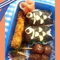 yuzuokaki's cooksnap of when they made こいのぼり弁当.