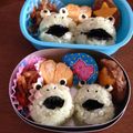 nontan1225's cooksnap of when they made お口パックリ！カエルちゃん＊キャラ弁.