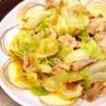 ☆あーみんみん☆'s cooksnap of when they made 10分で完成！ピリ辛豚バラレタス炒め.