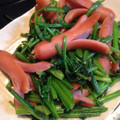 はらぺこウサギのママ's cooksnap of when they made ほうれん草とソーセージのソテー.