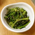 め～にゃん's cooksnap of when they made 箸休め…♪春菊の辛子和え.