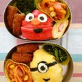 えりぴょんきち's cooksnap of when they made 簡単キャラ弁☆おにぎりエルモ♪.