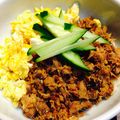 ちずたろう's cooksnap of when they made サバ缶で三色そぼろごはん.