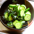 まゆみにー27's cooksnap of when they made ☆きゅうりとワカメで☆.