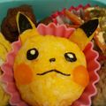 初号機発進's cooksnap of when they made キャラ弁☆ピカチュウのコロコロおにぎり.