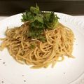 ちびまるinハワイ's cooksnap of when they made オリーブオイル明太子スパゲッティ.