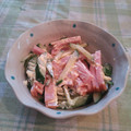 オレンジリング's cooksnap of when they made ハムときゅうりの簡単サラダ♪.