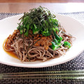 marico☆｡'s cooksnap of when they made 納豆とオクラの冷やし蕎麦.