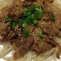 まっちゃぷりん♪'s cooksnap of when they made 豚こましょうが焼☆もやしにんにくソテー.